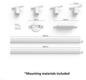 Philips SADA 4xLED RGB Hue, stmívatelné lištové svítidlo, 20,8W, 230V