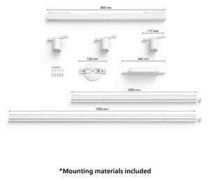 Philips SADA 4xLED RGB Hue, stmívatelné svítidlo do lištového systému, 44,6W, 23