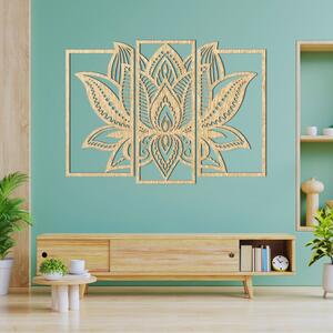 Impresionantă floare de lotus decorativă din lemn | PURUS