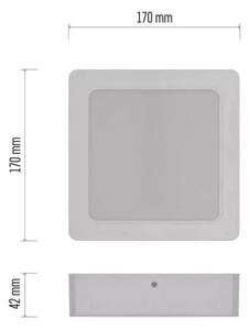 Plafonieră LED/18W/230V 17x17 cm albă
