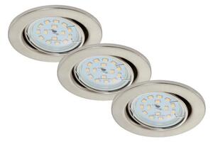 SET 3x Corp de iluminat LED pentru baie Briloner 7220-032 FIT 1xGU10/5W/230V