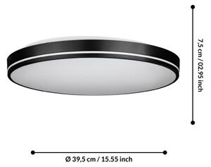 Plafonieră LED dimabilă Eglo 75706 LED/22W/230V 3000-6500K + telecomandă