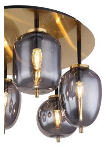 Lustră aplicată BLACKY 6xE14/40W/230V alamă Globo 15345-6DMM