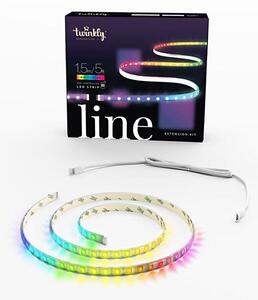 Bandă LED RGB de extensie LINE 100xLED 1,5m Wi-Fi Twinkly TWL100ADP-W