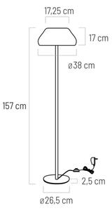 Lampadar LED PADDY LED/18W/230V alb Klausen 107013