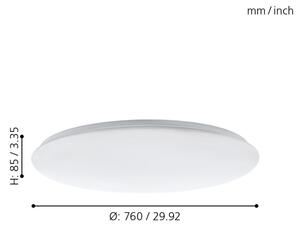 Eglo 97527 - Plafonieră LED dimabilă GIRON LED/60W/230V