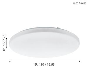 Eglo 97873 - LED Plafonieră FRANIA LED/33,5W/230V