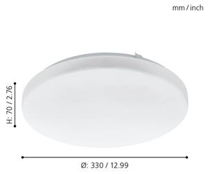 Eglo 97872 - LED Plafonieră FRANIA LED/14,6W/230V