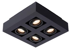 Lucide 09119/21/30 - Lampă de masă LED XIRAX 4xGU10/5W/230V negru