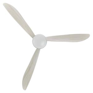 Ventilator LED de tavan Lucci air 512911 AIRFUSION LED/20W/230V lemn/alb + telecomandă