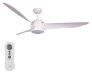 Ventilator LED de tavan Lucci air 512911 AIRFUSION LED/20W/230V lemn/alb + telecomandă