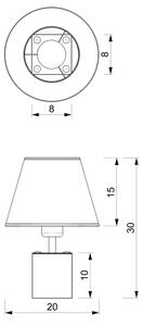 Lampă de masă SODER 1xE27/60W/230V