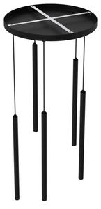 Lustră suspendată pe cablu YORU, 8 x G9, 8 W, 230 V, neagră