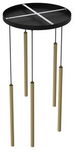 Lustră suspendată pe cablu YORU 8xG9/8W/230V, alamă