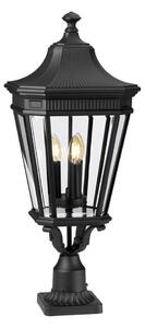 Lampă de exterior COTSWOLD LANE 3xE14/60W/230V IP44 neagră Feiss