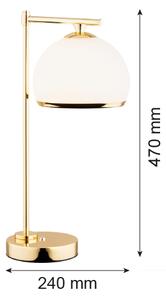 Lampă de masă MARBELLA 1xE27/15W/230V alamă Argon 8120