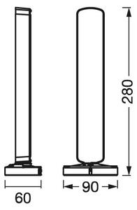SET 2x lampă LED RGBW dimabilă de masă Ledvance MOOD LIGHT LED/4W/230V + telecomandă
