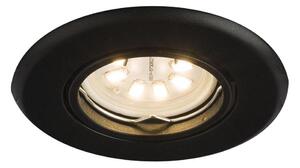 Plafonieră încastrată TOKIO 1xGU10/15W/230V neagră Shilo 3329