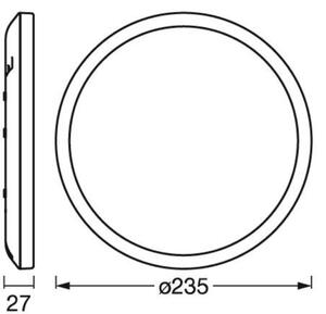 Osram - Plafonieră LED dimabilă ORBIS LED/15W/230V alb