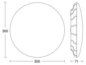 Plafonieră LED cu senzor RS PRO S10 SC 9,1W/230V 3000K Steinel 081096