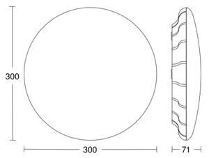 Plafonieră LED cu senzor RS PRO S10 SC 9,1W/230V 4000K Steinel 081072