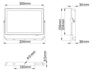 Proiector LED de exterior PROJECTLINE LED/100W/230V IP65 3000K Philips