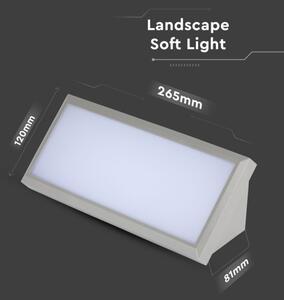 LED Aplica exterior 12W 230V 6400K IP65 gri