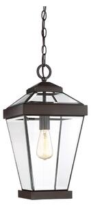 Lustră de exterior pe lanț RAVINE 1xE27/60W/230V IP23 neagră Quoizel