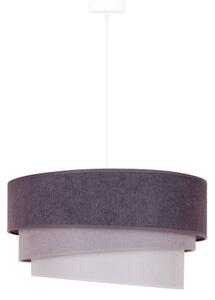 Lustră pe cablu Duolla TRIO 1xE27/15W/230V d. 45 cm antracit/gri/alb