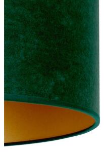Duolla - Plafonieră ROLLER 1xE27/15W/230V d. 40 cm verde închis/aurie