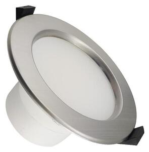 LED Lampă încastrată baie LED/10W/230V 4000K argintiu IP44