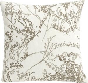Pernă decorativă Solevito Silence model floral taupe 45x45 cm
