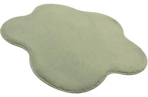 Covor pufos Solevito Florenz formă floare verde salvie Ø 60 cm