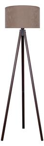 Lampadar VELVET 1xE27/60W/230V maro/bej Brilagi