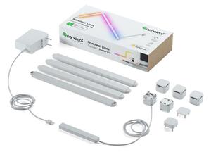 SET 4x șină LED RGBW dimabilă LINES LED/2W/230V Nanoleaf NL59K02-4SN00