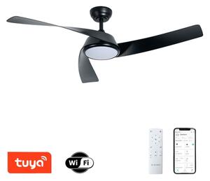 ZEVENTI - Ventilator de tavan AERYS LED/24W/230V Wi-Fi Tuya negru + telecomandă