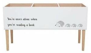 Bibliotecă pentru copii albă 90x50 cm Salam – Bloomingville Mini