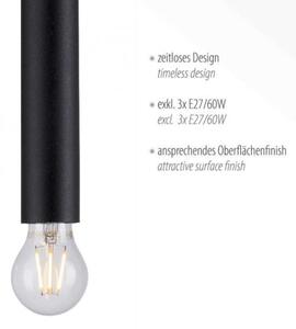 Lustră pe cablu BRUNA 3xE27/60W/230V alamă Leuchten Direkt 15618-18