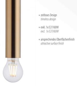 Lustră pe cablu BRUNA 1xE27/60W/230V alamă Leuchten Direkt 15617-60