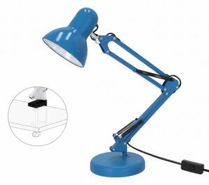 Lampă de masă AURIQ 1xE27/60W/230V albastră