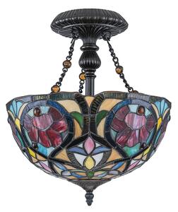 Quoizel QZ-LARISSA-SF - Lustră aplicată Tiffany LARISSA 2xE27/60W/230V