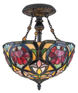 Quoizel QZ-LARISSA-SF - Lustră aplicată Tiffany LARISSA 2xE27/60W/230V
