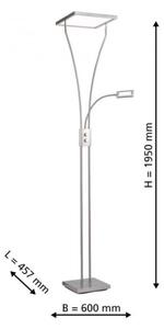 Leuchten Direkt 11722-55 - Lampă LED reglabilă MARIAN LED/33W/230V + LED/3,6W