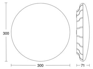 SET 5x plafonieră LED cu senzor RS PRO S10 SC 9,1W/230V 3000K Steinel 081935
