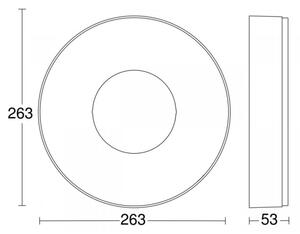 Plafonieră LED RS 200 C LED/17,1W/230V IP54 Steinel 078775