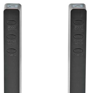 SET 2x lampă LED RGB reîncărcabilă de masă Nedis GALDP110BK LED/250 mAh