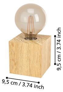 Lampă de masă PRESTWICK 1xE27/40W/230V bej Eglo 43733