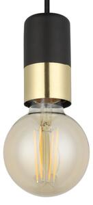 Lustră pe cablu CALARI 1xE27/40W/230V neagră/aurie Eglo 31075