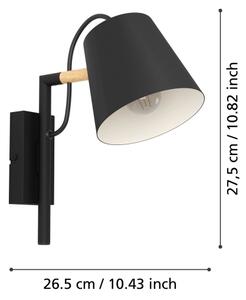 Lampă de perete LACEY 1xE14/40W/230V Eglo 43735