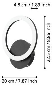 Aplică LED dimabilă PARRAPOS-Z LED/12W/230V Eglo 900324
